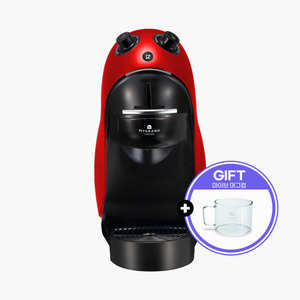 마이브 홈카페 캡슐커피메이커 16oz 대용량 원터치 커피머신(레드)