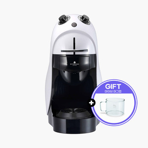 마이브 홈카페 캡슐커피메이커 16oz 대용량 원터치 커피머신(화이트)