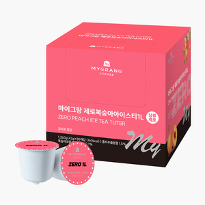[그랑]NEW제로복숭아아이스티1L-캡슐 (43g*30입*BOX)