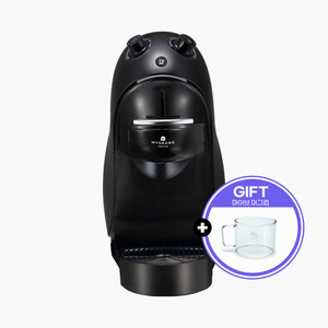 마이브 홈카페 캡슐커피메이커 16oz 대용량 원터치 커피머신(블랙)
